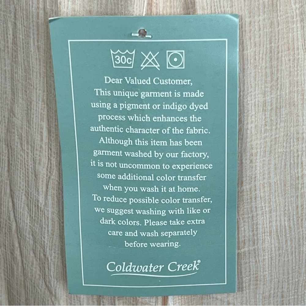 Coldwater Creek Women’s Textured Peach Pigment Dyed Maxi Skirt Large NWT - Picture 9 of 10
